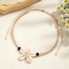 Bohemian Shell and Wood Bead Adjustable Women's Necklace
