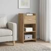 Artisan Oak Sideboard 40 X 36 X 80 Cm Engineered Wood
