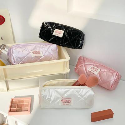 Koreanische Ins süße Candy Farbe Luftpolsterfolie Bleistift Tasche Casual Chic Mädchen Schreibwaren Stift Tasche Schule Liefert Tragbare Lagerung Tasche