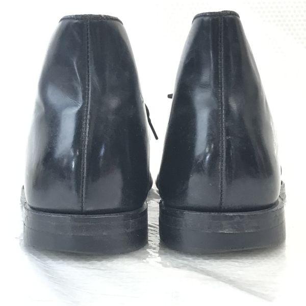 60s-70s Vintage Goodyear Chukka Boots Corfam Leather 9 26.5-27cm Black(USED)