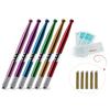 Manual Tattoo Pen Machine Permanent Makeup Eyebrow Hand Tool 3D Microblading Eyebrow Tattoo Tool Supply with 5p Tattoo Needle