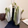 Women's Imitation Silk Square Scarf Soft Satin Print Wrap Foulard Neckerchief Bandannas Hair Skinny Tie Scarves Shawls Travel