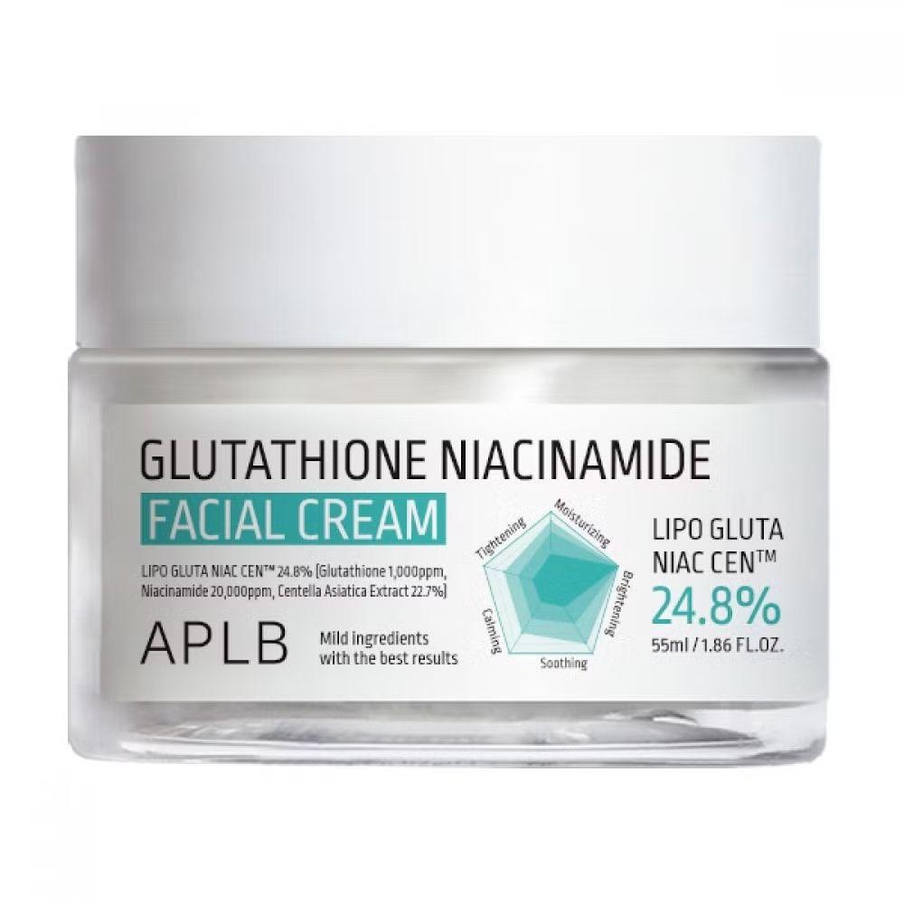 APLB Glutathione Niacinamide Facial Cream 55ml Brightening Moisturizer