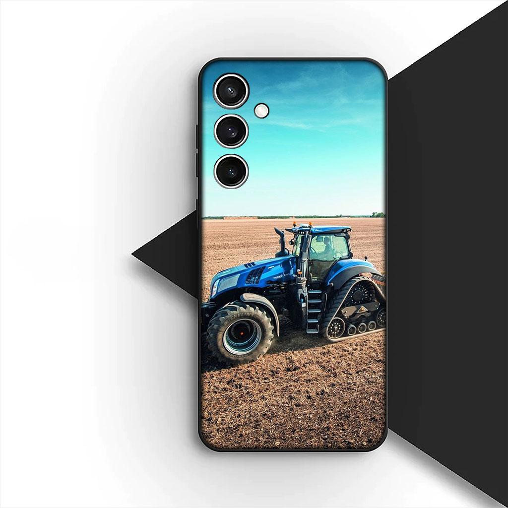 Farms Vehicles Tractors Silicone Phone Cover for Apple iPhone 16 14 15 Plus 11 Pro Max 16E ProMax + 16Plus 15+ 14+ Soft Case iPhone 11 Pro Max