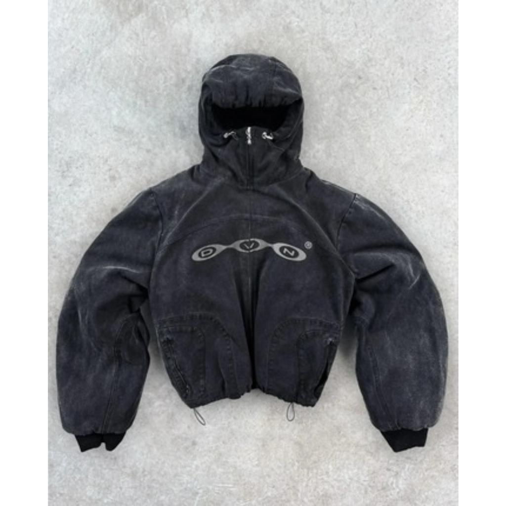 Cardigan Felpa Giacca Casual Stampata da Donna con Cappuccio e Zip Manica Lunga Vestibilità Larga