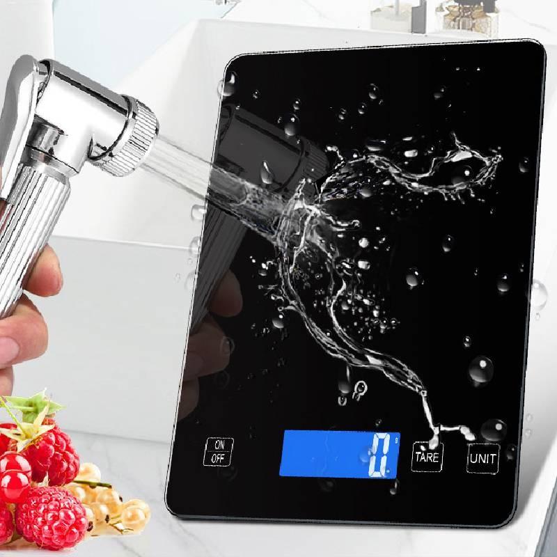 Modern Usb Glass Food Scale With High Accuracy Measurement For Home Baking And Cooking Needs