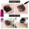 4D Mascara Black Waterproof Extra Long Volume Lasting Smudge-Resistant Natural Curling Mascara Novice Quick Start Big Eye Makeup