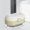 2PCS Plastic Soap Dish Drainable Soap Holder Practical Soap Storage Rack  Bathroom