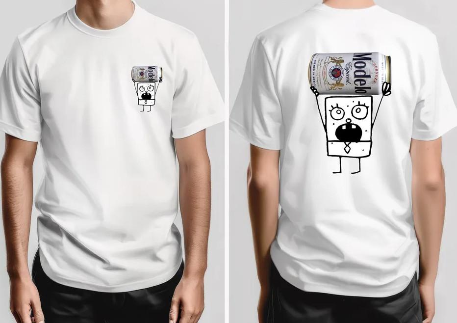 Doodlebob shirt, doodlebob modelo, modelo, doodlebob shirt shirt L