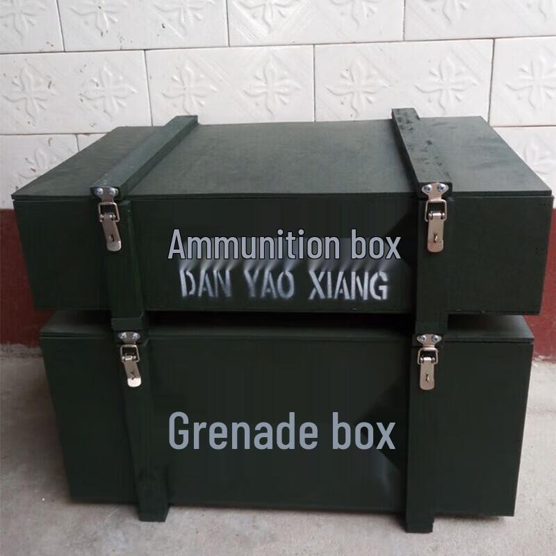 Wooden Prop Ammunition Box