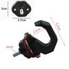 Aluminum Alloy Motorcycle Luggage Helmet Double Hook Mount Motorcycle Scooter Helmet Holder Bag Bottle Hook Hanger with Screw