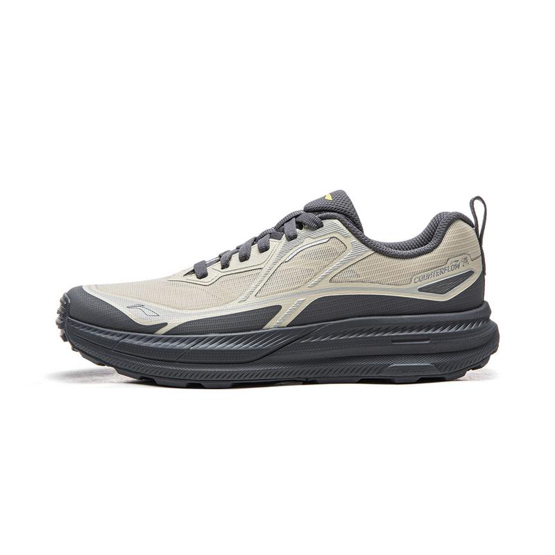 Li Ning Outdoor CF Tracing, Inter Industry Low top Mountaineering Hiking Shoes Men's Oat Gray/Ebony Black AHTW011-6