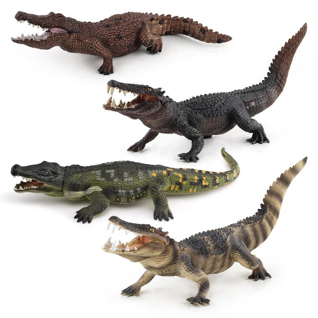 Multistyle PVC Crocodile Wildlife Model Static Ornament