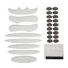 1Set Universal Bike/Motorcycle Helmet Inner Padding Kit Lining Sponge Pad Bicycle Replacement Helmet Pads Set With Insect Net