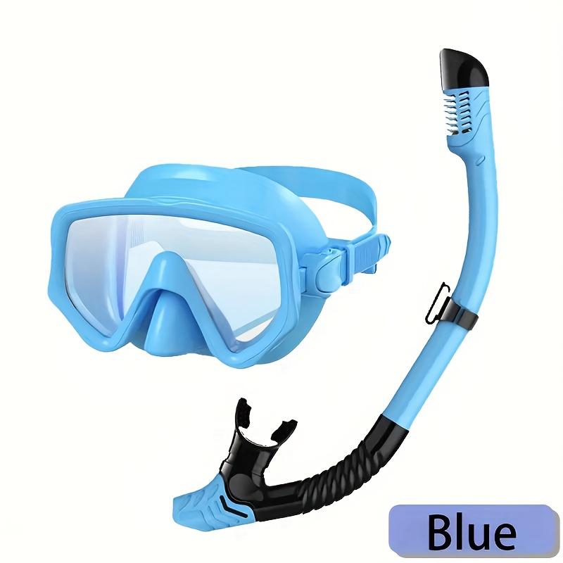 XIAOTREE Adult Snorkeling Mask and Snorkel Set, Tempered Glass, Full Dry Snorkel, Professional Panoramic Snorkeling Gear