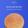 Newcomer Exclusive: Tear-Resistant Sounding Hamburger Toy for Small Teething Puppies