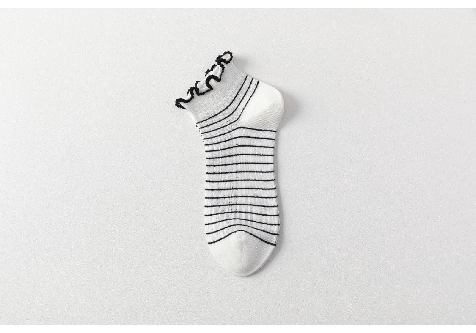 Women s Breathable Bow Mesh Low-Cut Socks for Spring & Summer One Size