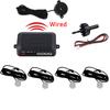 4 Car Parking Sensor Kit Buzzer 22mm  Reverse Backup Radar Sound Alert Indicator Probe System 12V for BMW E39 Ford Focus 2 Opel