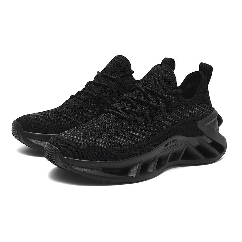 New hollow twist thick-soled fly-woven mesh, light and breathable casual sports couple shoes, men's and women's four-season shoes