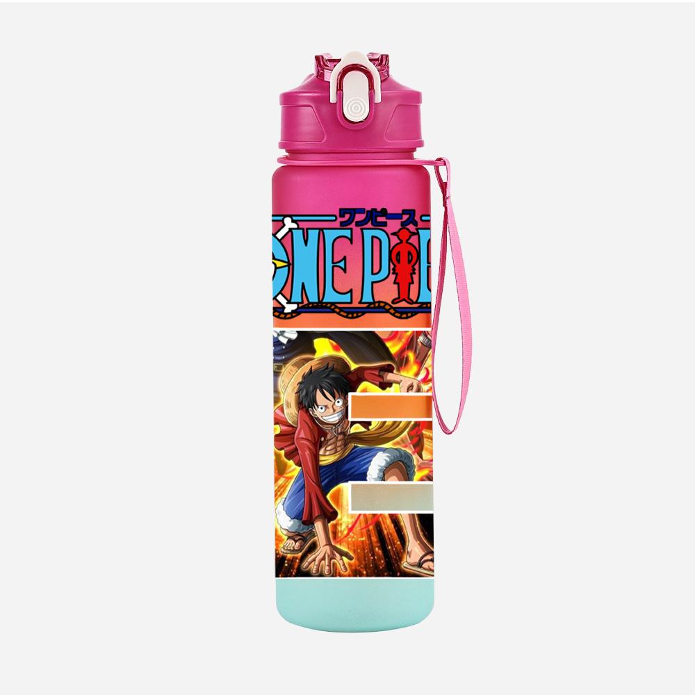 Anime A-Z 26 English Letters Printed Character Large Capacity Water Cup Demon Hunters Outdoor Portable Drinking Bottle for Boy Girl