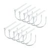 10Pcs Safety Coupler Pin with Anti Lost Chain 6 X 70mm Stainless Steel Shaft Locking Pin for ATV