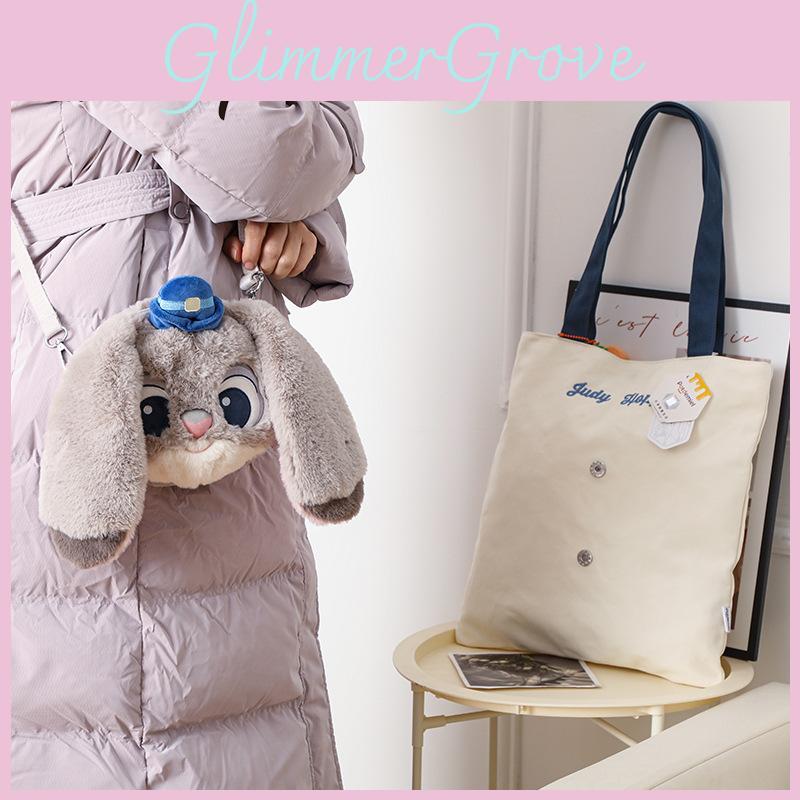 Judith Laverne Zootopia Hopps Large Capacity Shoulder Bag Cute Girl Plush Bag