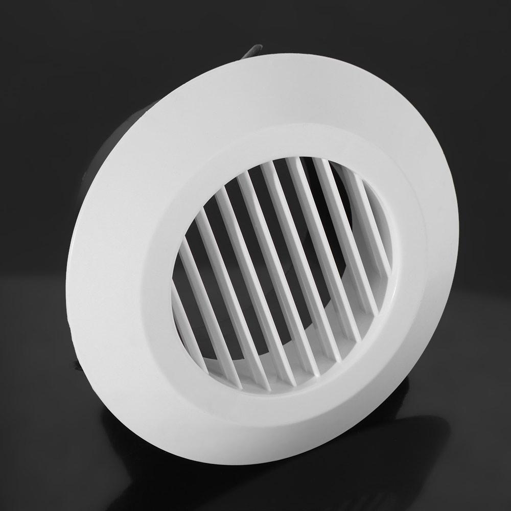 Einstellbare Air Vent Extract Ventil Grille Weiß Ducting Belüftung Abdeckung Hause