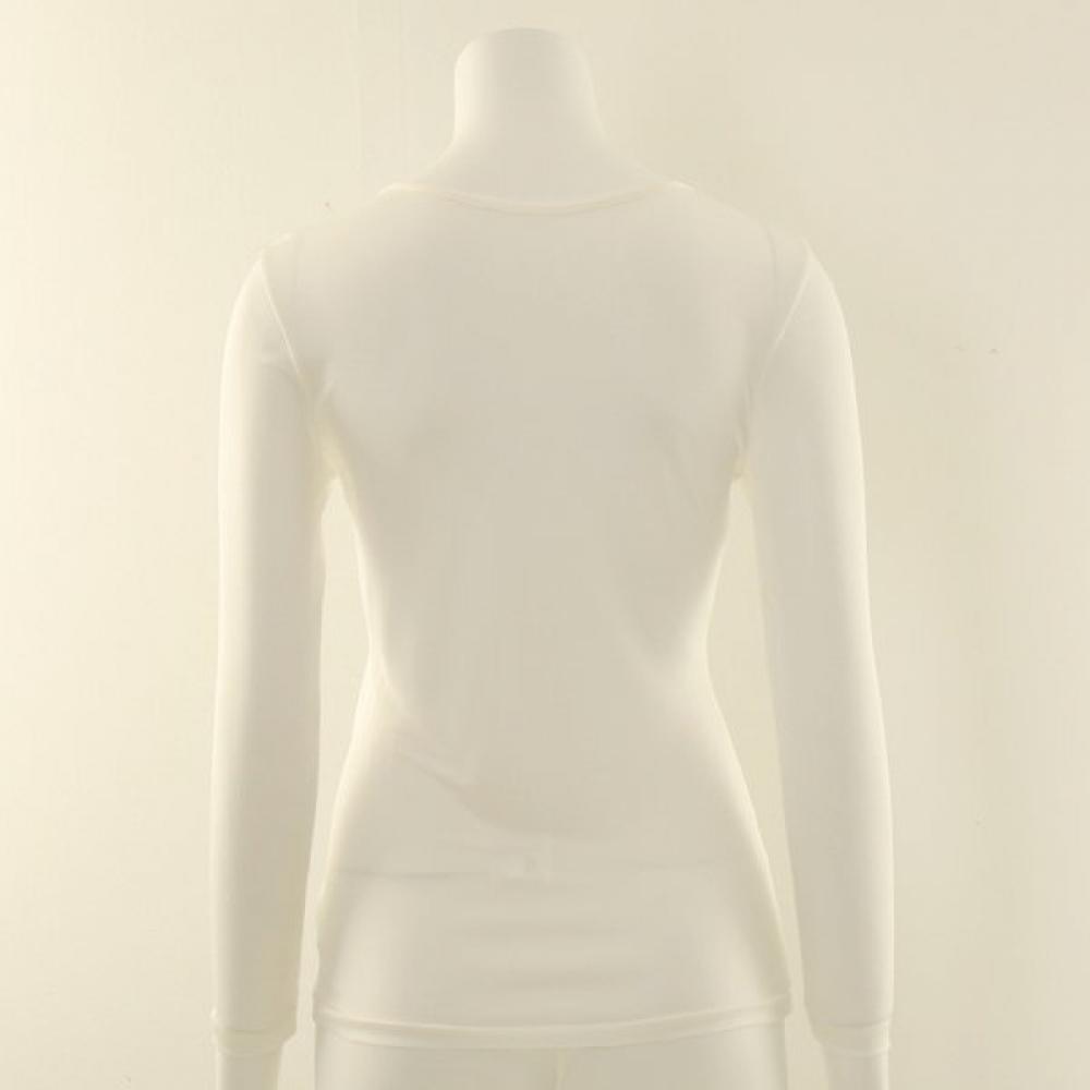 Wacoal Premium Silk 100  Women S Long Underwear Top Wlg2370c
