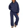 2026 Autumn/Winter Oversized Hoodie & Wide-Leg Pants Set