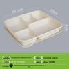 Churong Disposable Corn Starch 5-Compartment Meal Box