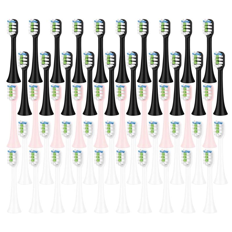 100 Pcs Replcement Brush Heads for Xiaomi SOOCARE X1 X3 X5 Mijia X3U X3 Electric Toothbrush Refill Head Sealed Package Wholesale