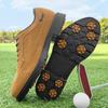 Men's Large Non-slip Spiked Golf Shoes, Size 39-49, Black/White Comfortable Training Footwear