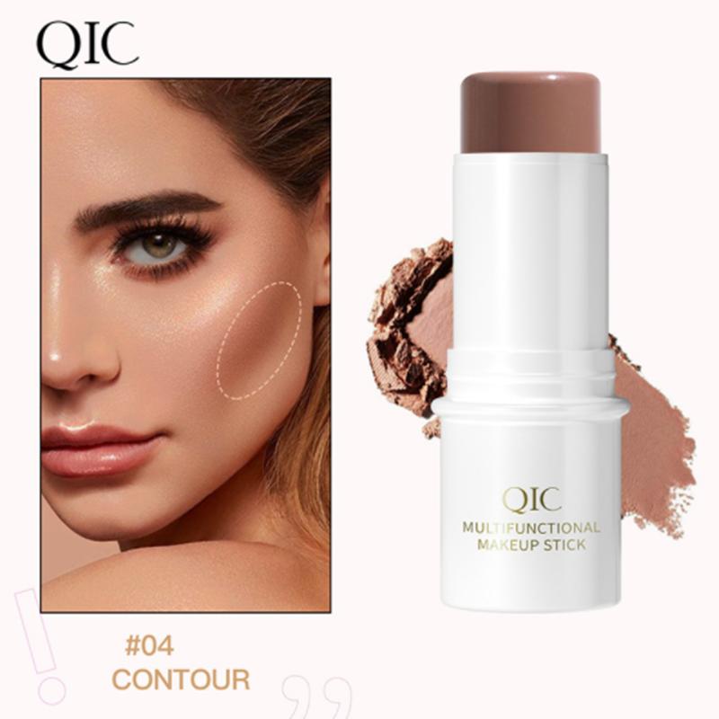 QIC Multi-function Cosmetic Pen Powder Blusher High Gloss Cosmetic Pen Pearl Light Fine Shiny Matte Brightening Facial Makeup Shadow Pen