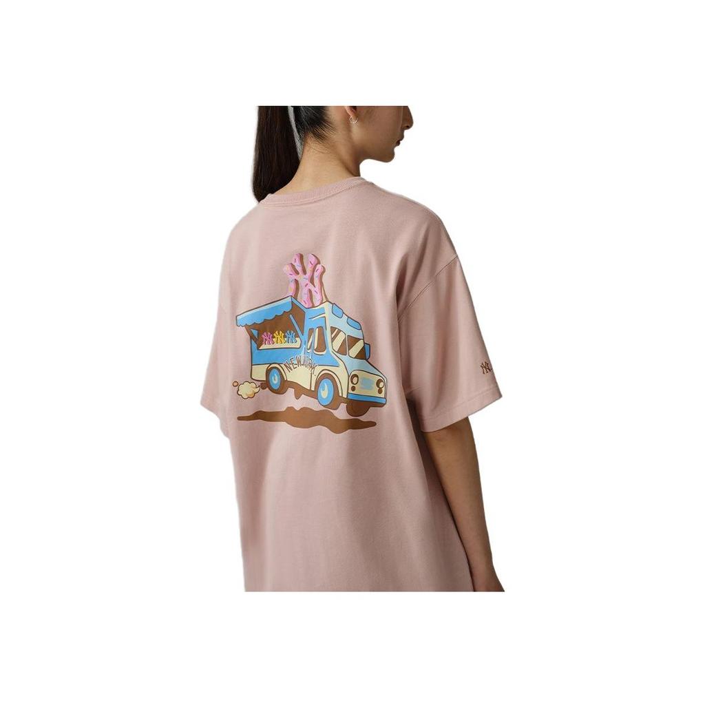 New Era New York Yankees SS23 Logo Buchstabendruck T-Shirt Unisex Oberteile Rosa 13718773