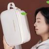 Weipelu Portable PU Double Zipper Cosmetic Storage Bag