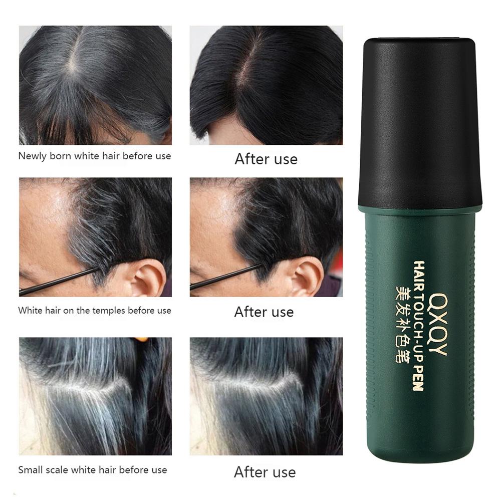 QXQY Color Correcting Hair Touch-up Pen Easy To Use Dye Stick with Comb Travel-Friendly Gentle On Hair