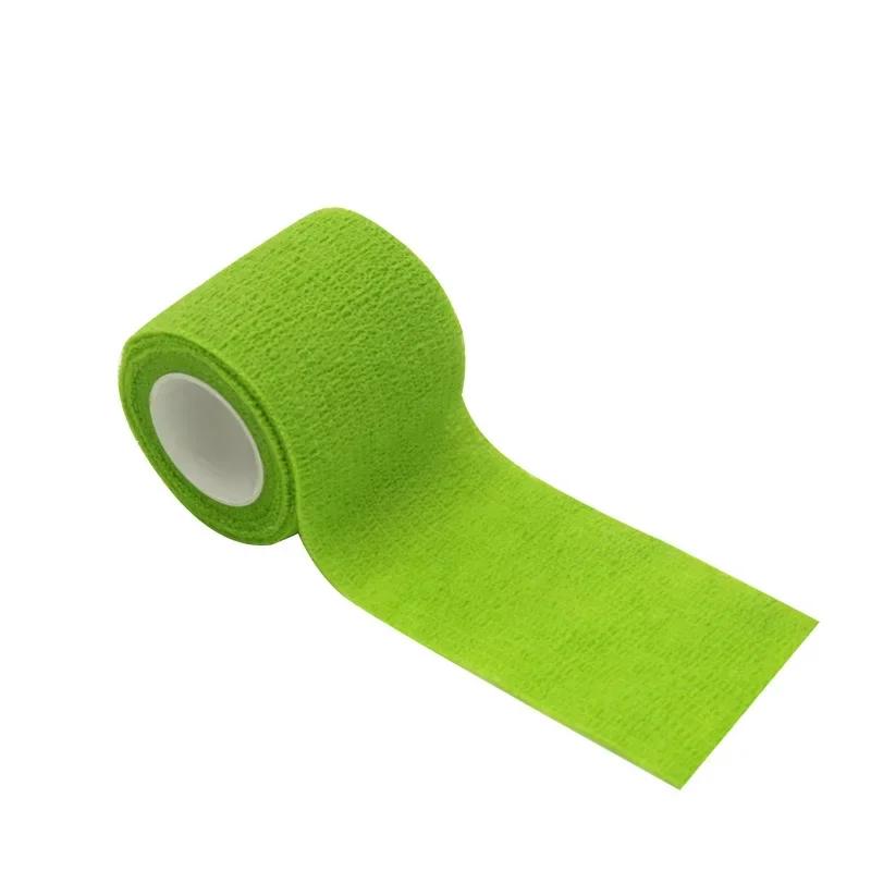1Roll 2.5/5/10cm*4.5m Gauze Medical Bandage Self-adhesive Breathable Elastic Bandages for Sports Fixing Finger Wrist Leg
