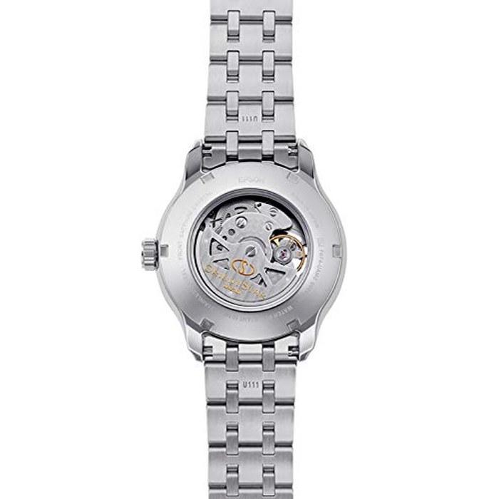 [Orient Star] Automatic Watch Layered Skeleton Mechanical Japan Made 2-Year Warranty Open Heart RK-AV0B03B Men's Black