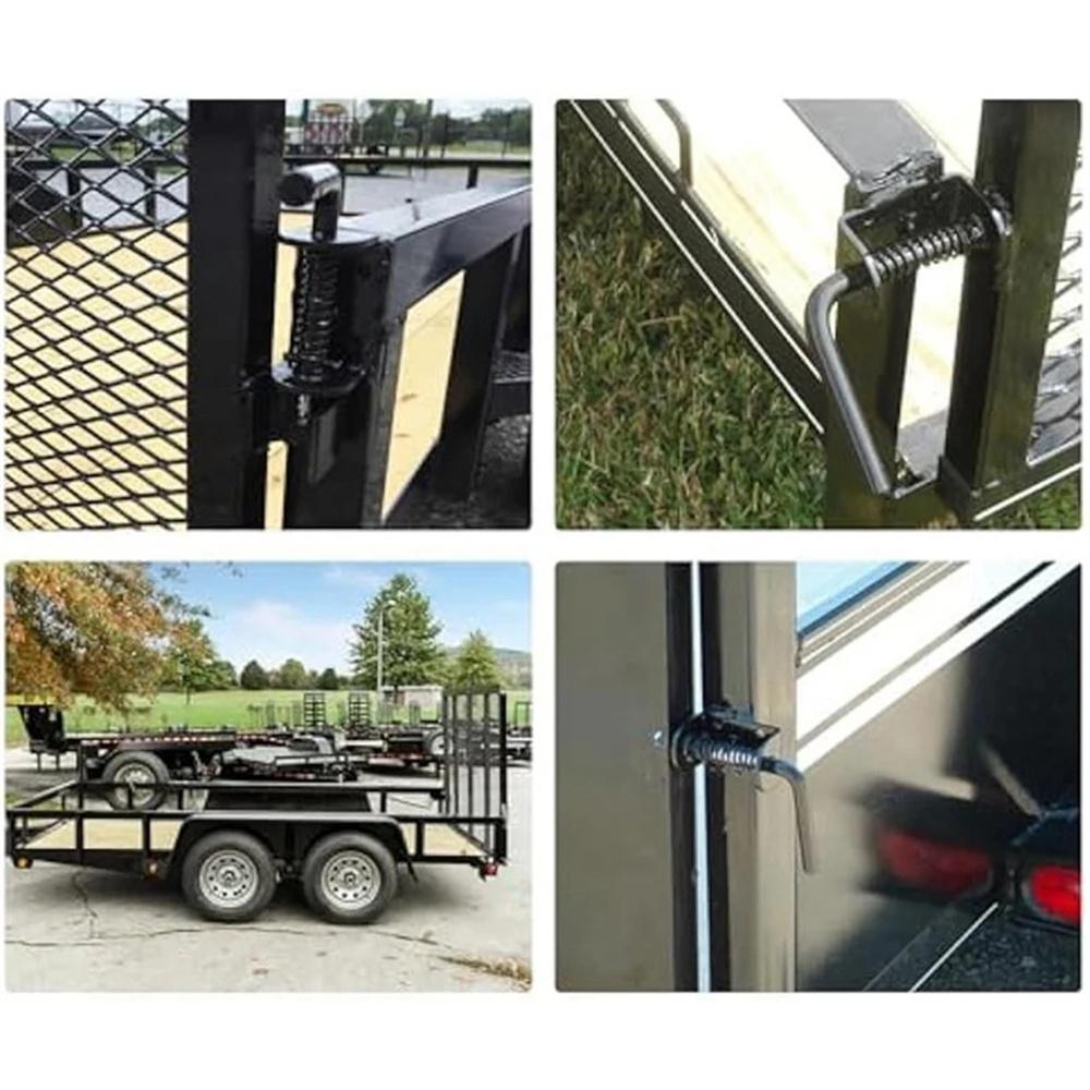 Pack of 2 New Trailer Gate Spring Latch Kit 819T For Carry-On Utility Trailers