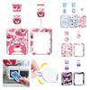 Cute Cartoon Id Card Holder With Retractable Lanyard For Work, School, And Travel