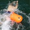 Outdoor Safety Swimming Buoy Multifunction Swim Float Bag With Waist Belt Waterproof Pvc Lifebelt Storage Bag For Water Sports