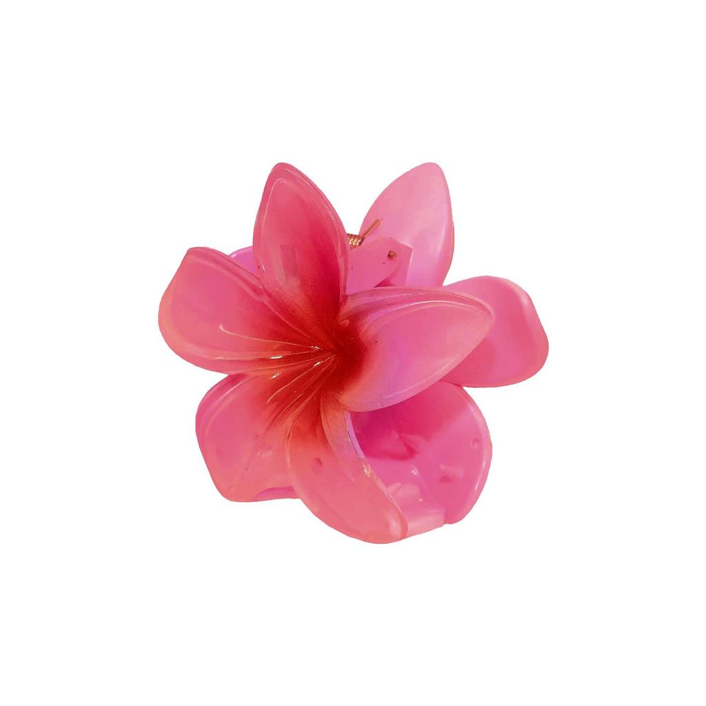 Vintage Damen Mehrfarbige Frangipani Fee Haarspange
