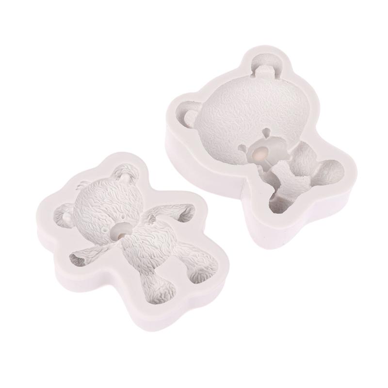 3D Bear Silicone Mold Fondant Chocolate Candy Jelly Mould Diy Clay Model Cake Decorating Tools Kitchen Accessories Bakeware
