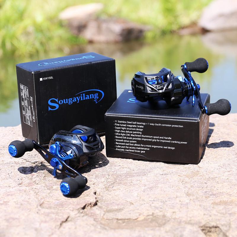 Casting Reel 11+1 BB 7.0:1 Gear Ratio/ High Speed Magnetic Fishing Reel Fishing Wheel Bass Fishing