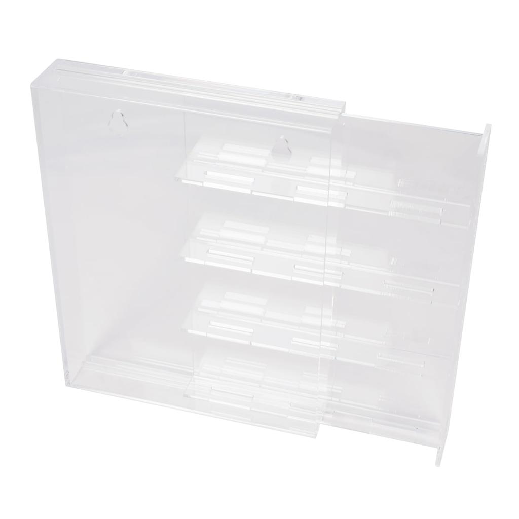 Builders Badge Display Case, Desktop Storage, Acrylic, Holds 12 Badges, Collector Series, VE-7781