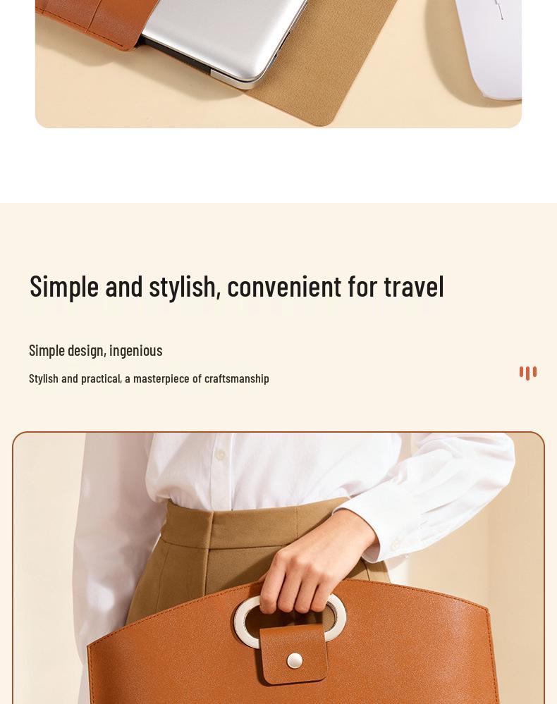 Custom Business Portable Laptop Briefcase and Document Bag