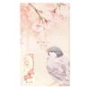 Hamamonyo Picture Tenugui Cherry Blossoms and Java Sparrows (hand towel) -
