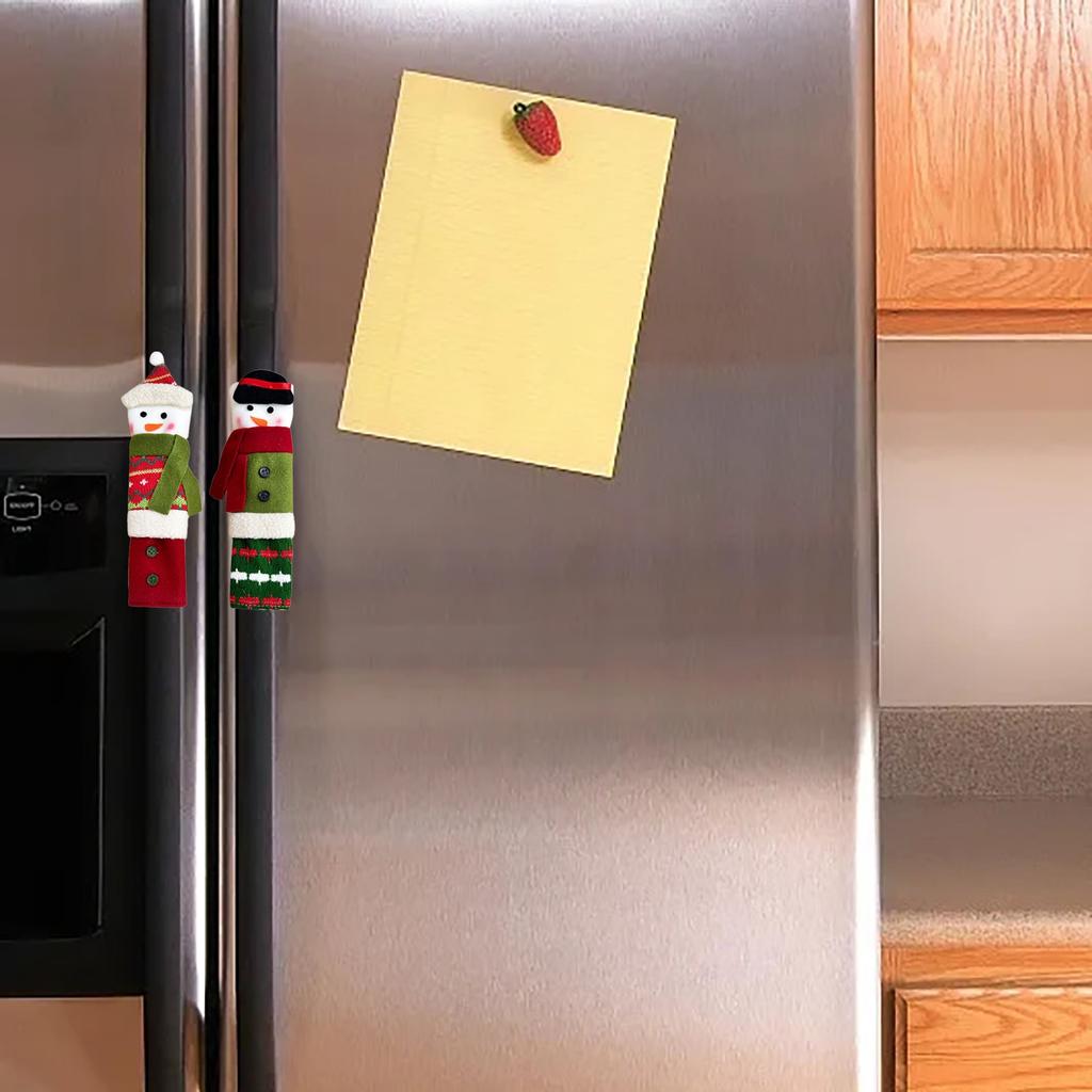Refrigerator Door Handle Covers Appliance Handle Covers Christmas Decorations Fits Standard Size Microwave Oven Or Dishwasher