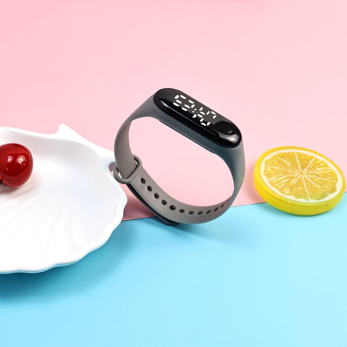 

UTHAI CE20 Детские спортивные цифровые часы Наручные часы Спортивный браслет Детские Мужские Женские Часы Мужские Для Мальчика Девочек Часы Детские Мягкие