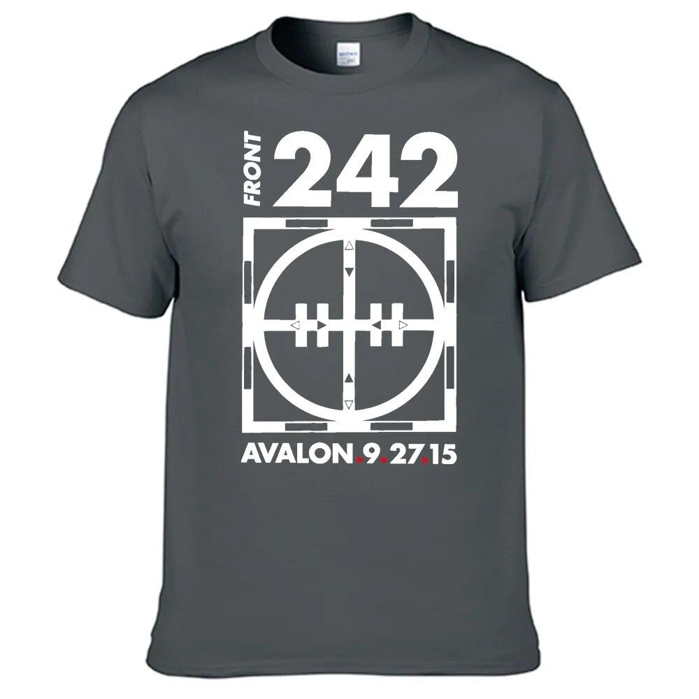 Front 242 T Shirt Unisex 100% Cotton Unisex Women Shirt Top Sales N04